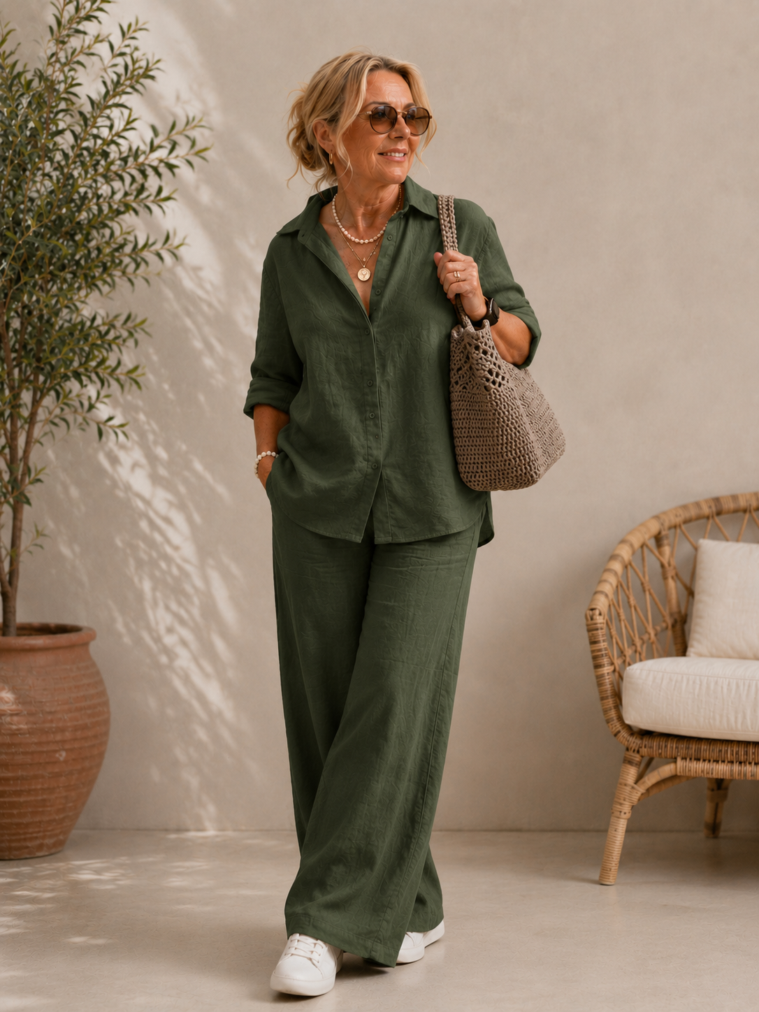 Maria Linen set