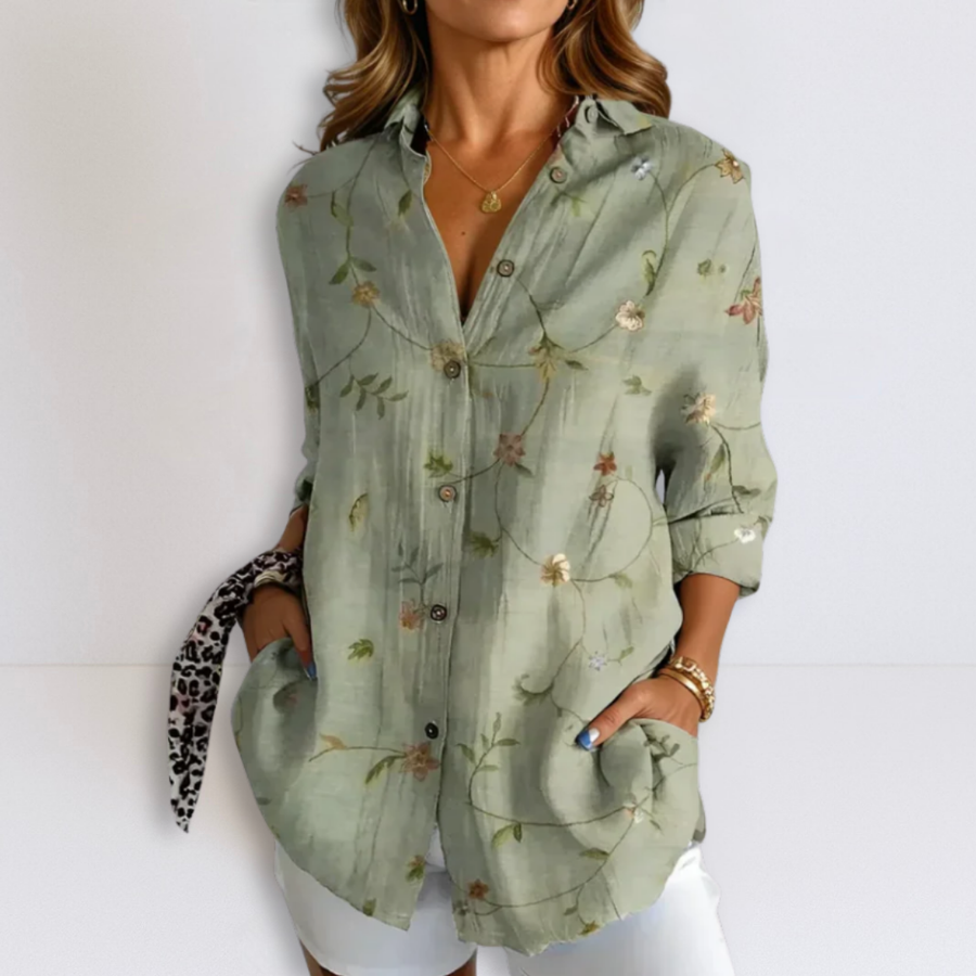Katherine Relaxed Printed Blouse