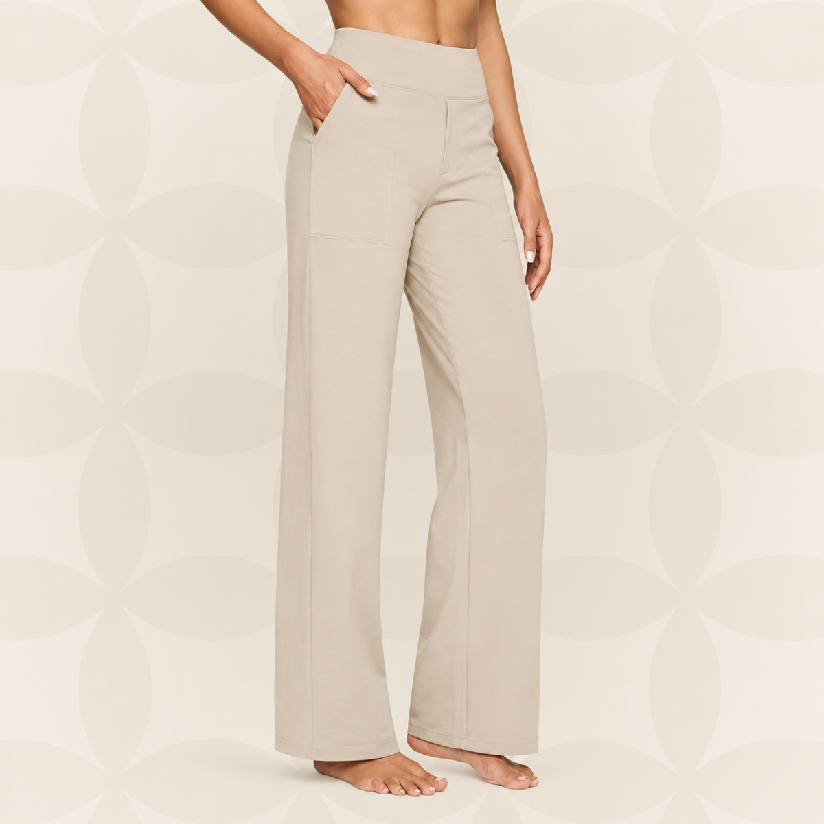 Pantaloni a Gamba Larga Eleganti e Comodi