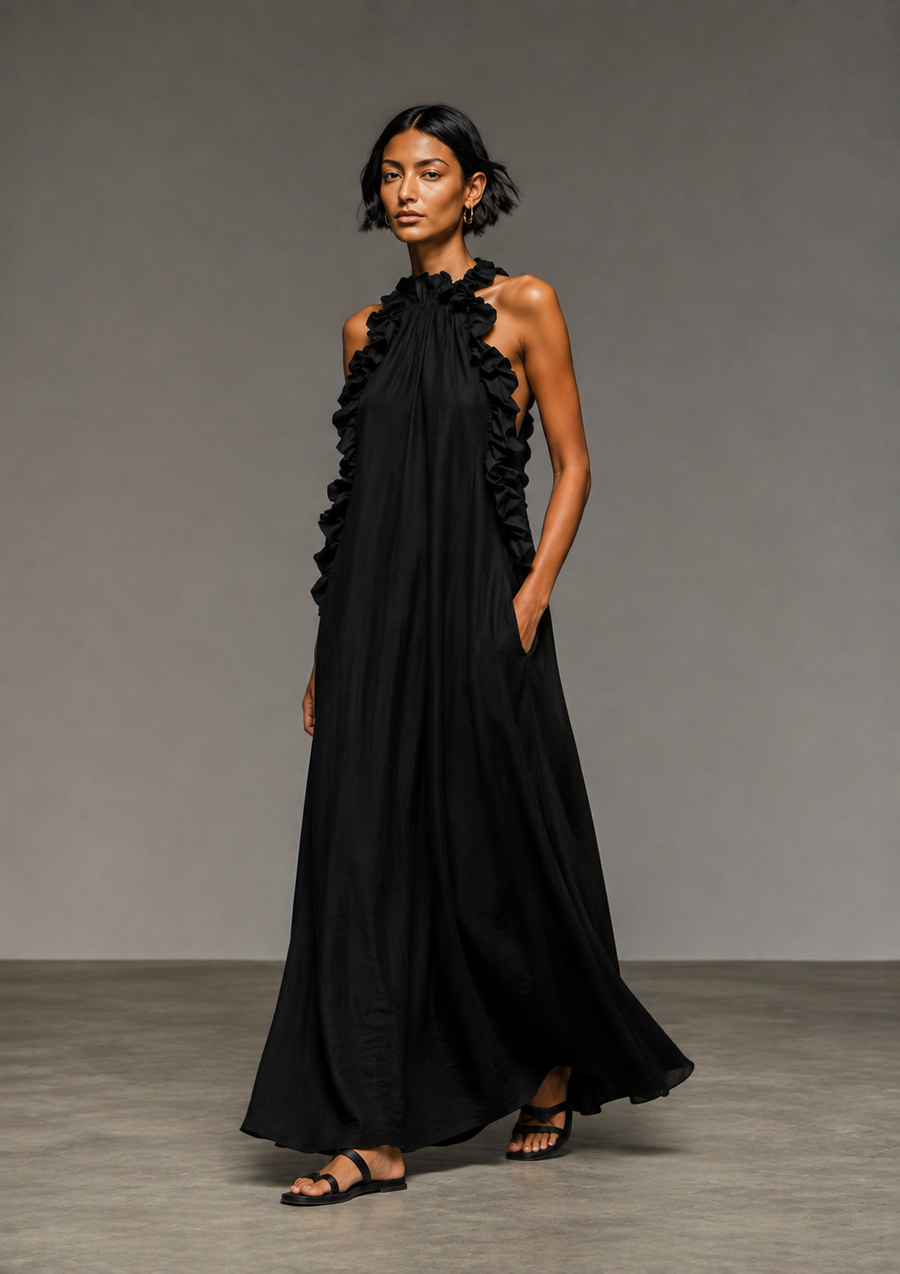 Ava Abito maxi con Tasche