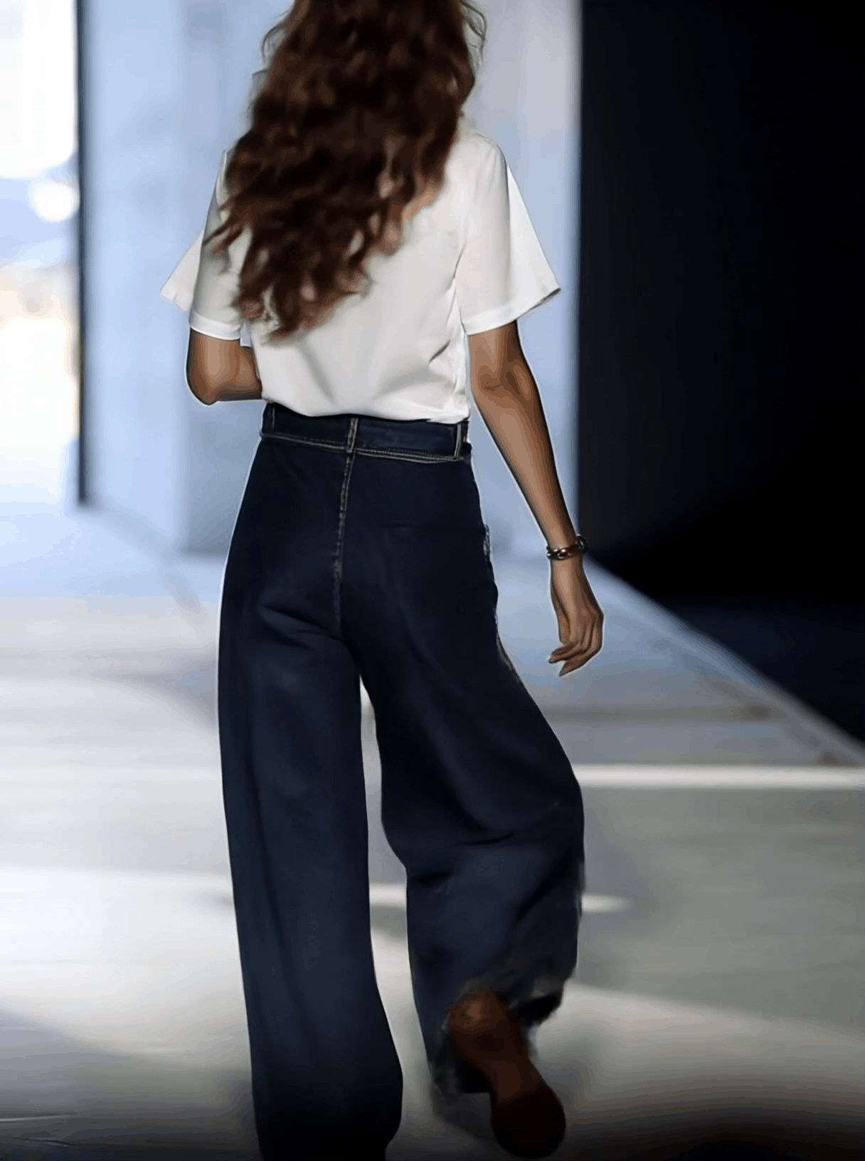 Jeans Multitasche Graffiti Casual