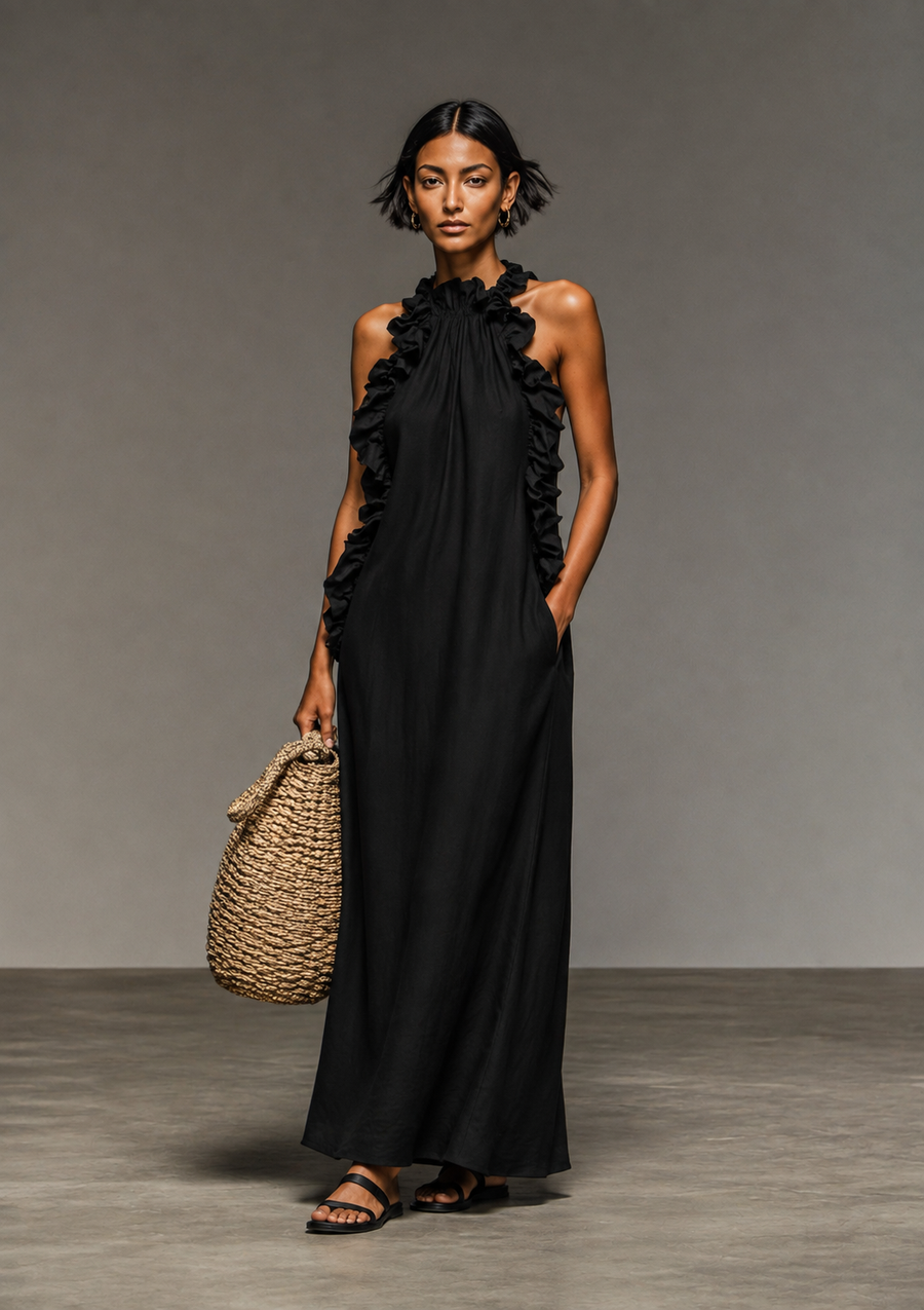 Ava Abito maxi con Tasche