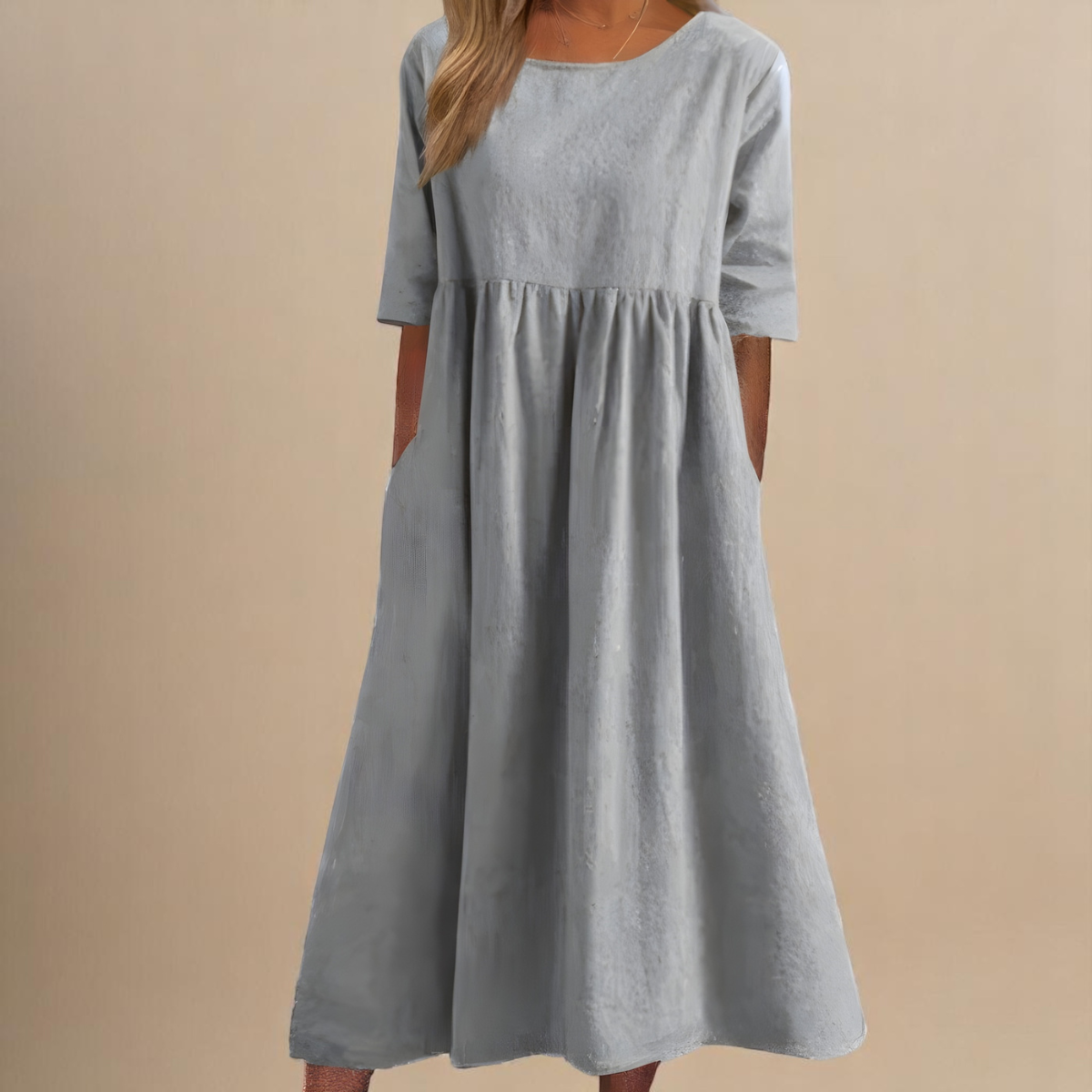 Emily dress Light Gray