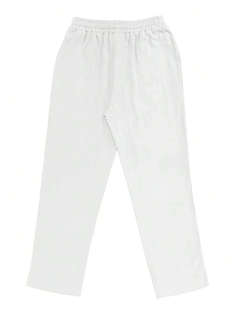 Rocco | Pantaloni in Lino con Coulisse
