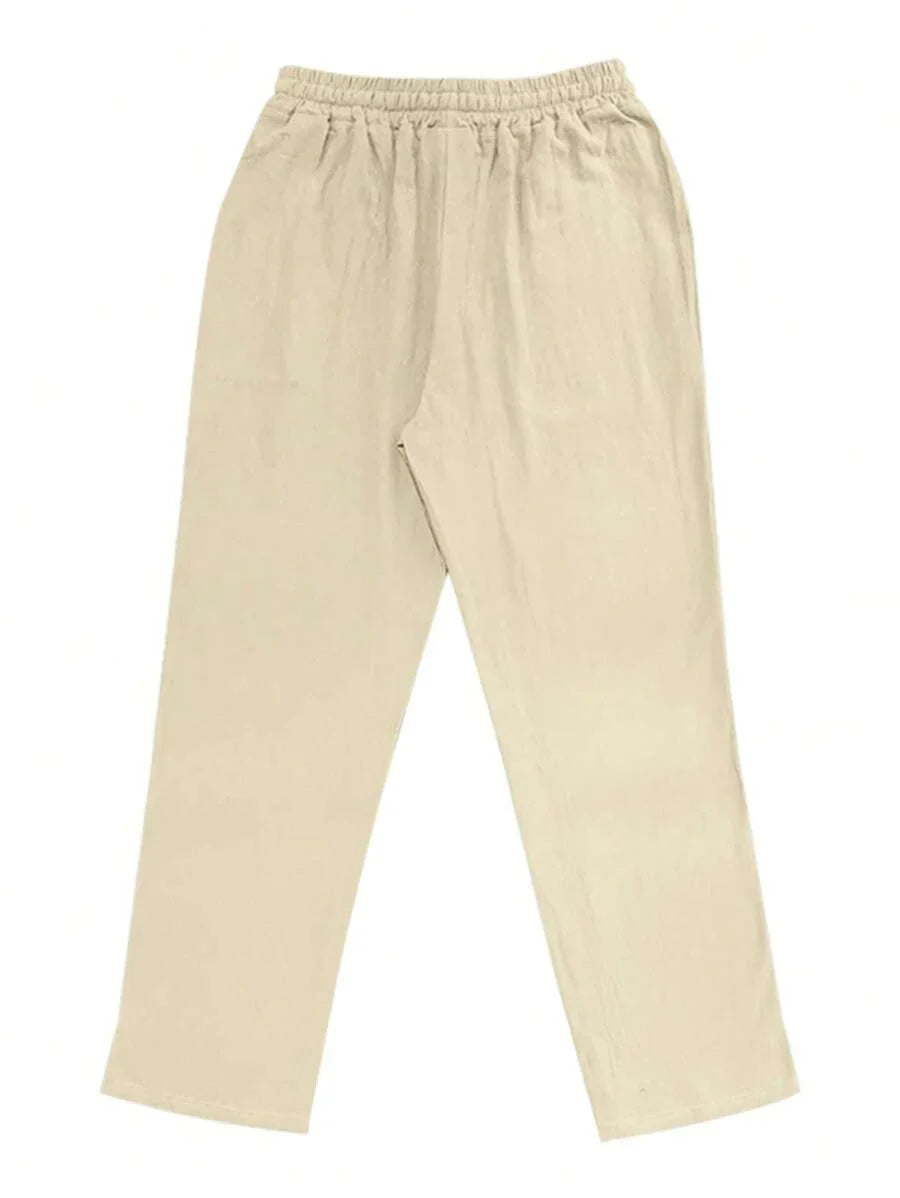 Rocco | Pantaloni in Lino con Coulisse