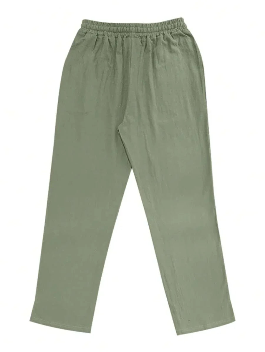 Rocco | Pantaloni in Lino con Coulisse