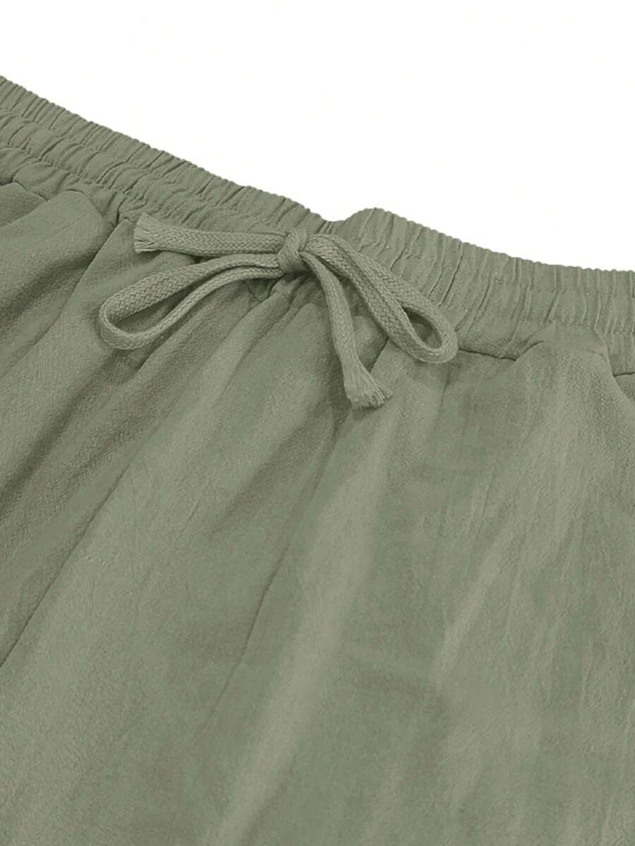 Rocco | Pantaloni in Lino con Coulisse