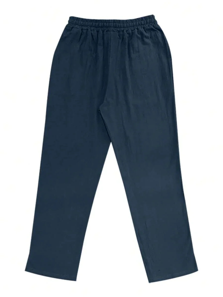 Rocco | Pantaloni in Lino con Coulisse