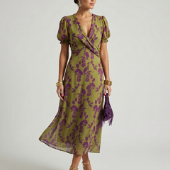 Virel Relaxed Floral Midi Dress