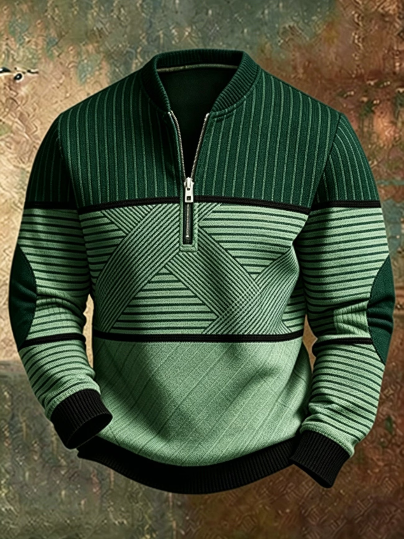 Lorenzo | Maglione con Mezza Zip