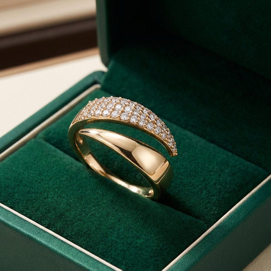 Anello Wrap Crossover Elegante