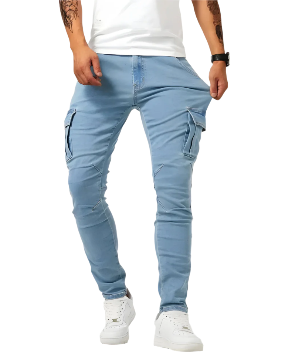 Ciro | Pantaloni Cargo Stretch