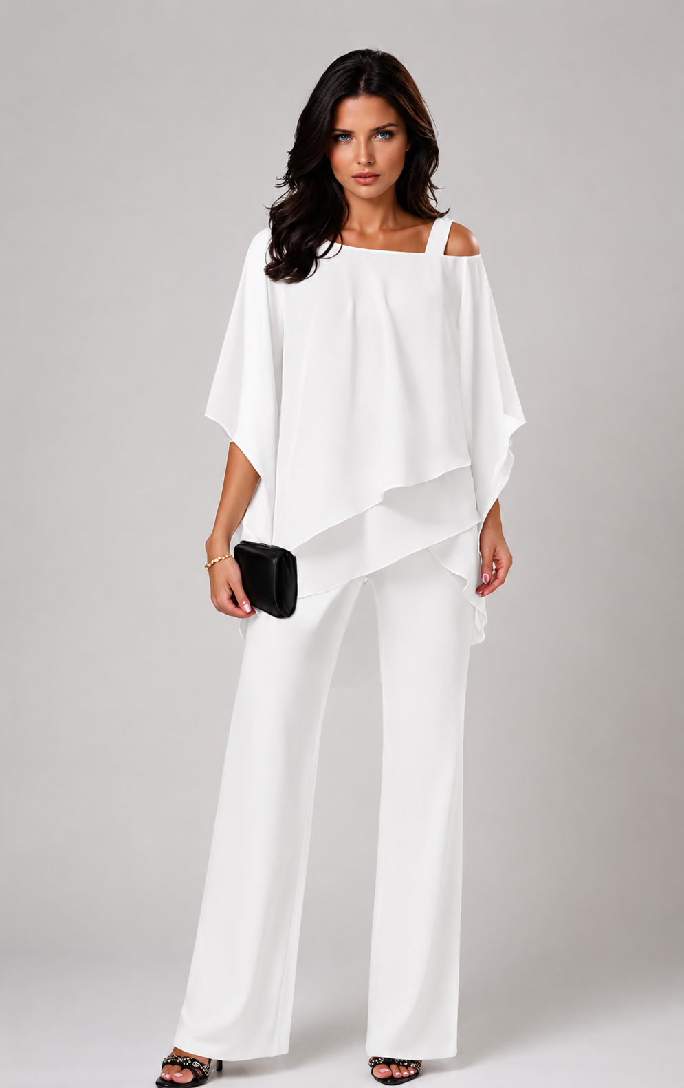 Alessia™ | Completo Elegante a Due Pezzi con Top Fluido