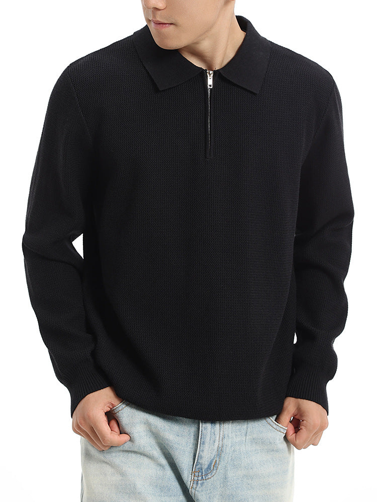 Polo a Maglia Maniche Lunghe da Uomo