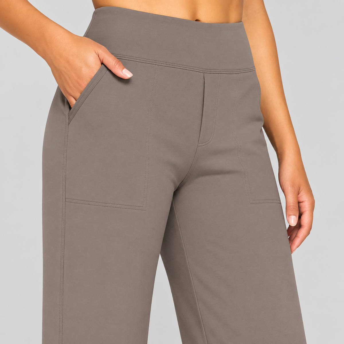 Pantaloni a Gamba Larga Eleganti e Comodi