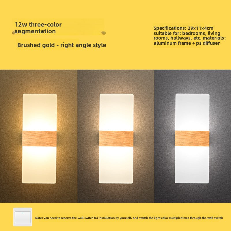 Modern LED Wall Lamp Bedroom Lighting