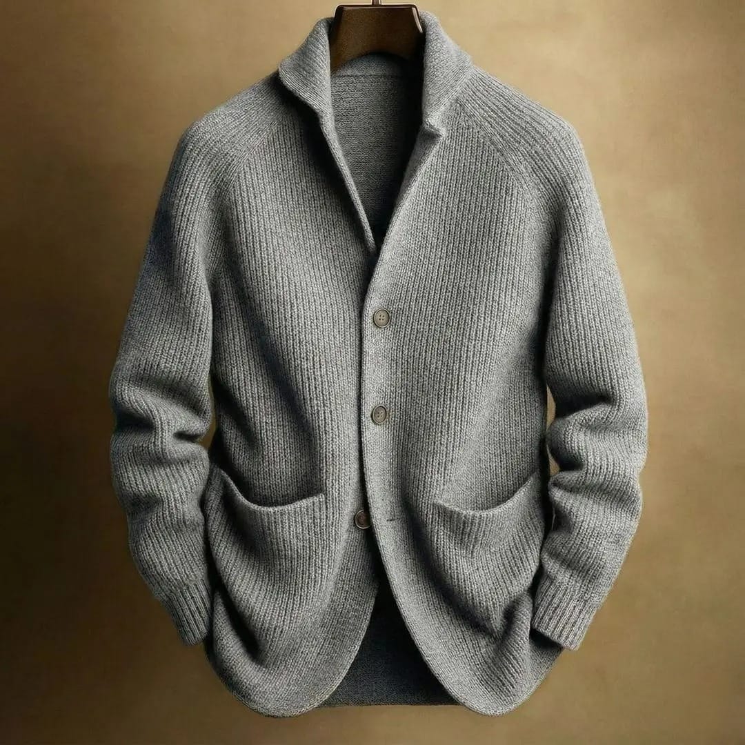 Andrea | Cardigan en laine mélangée à boutons
