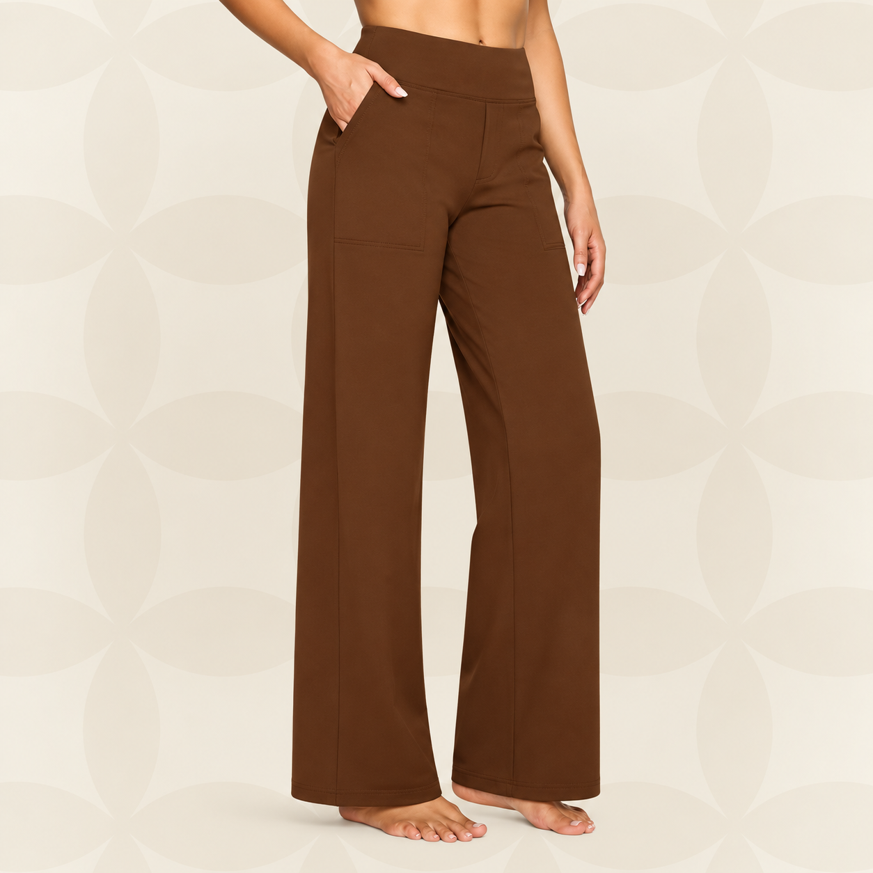 Pantaloni a Gamba Larga Eleganti e Comodi