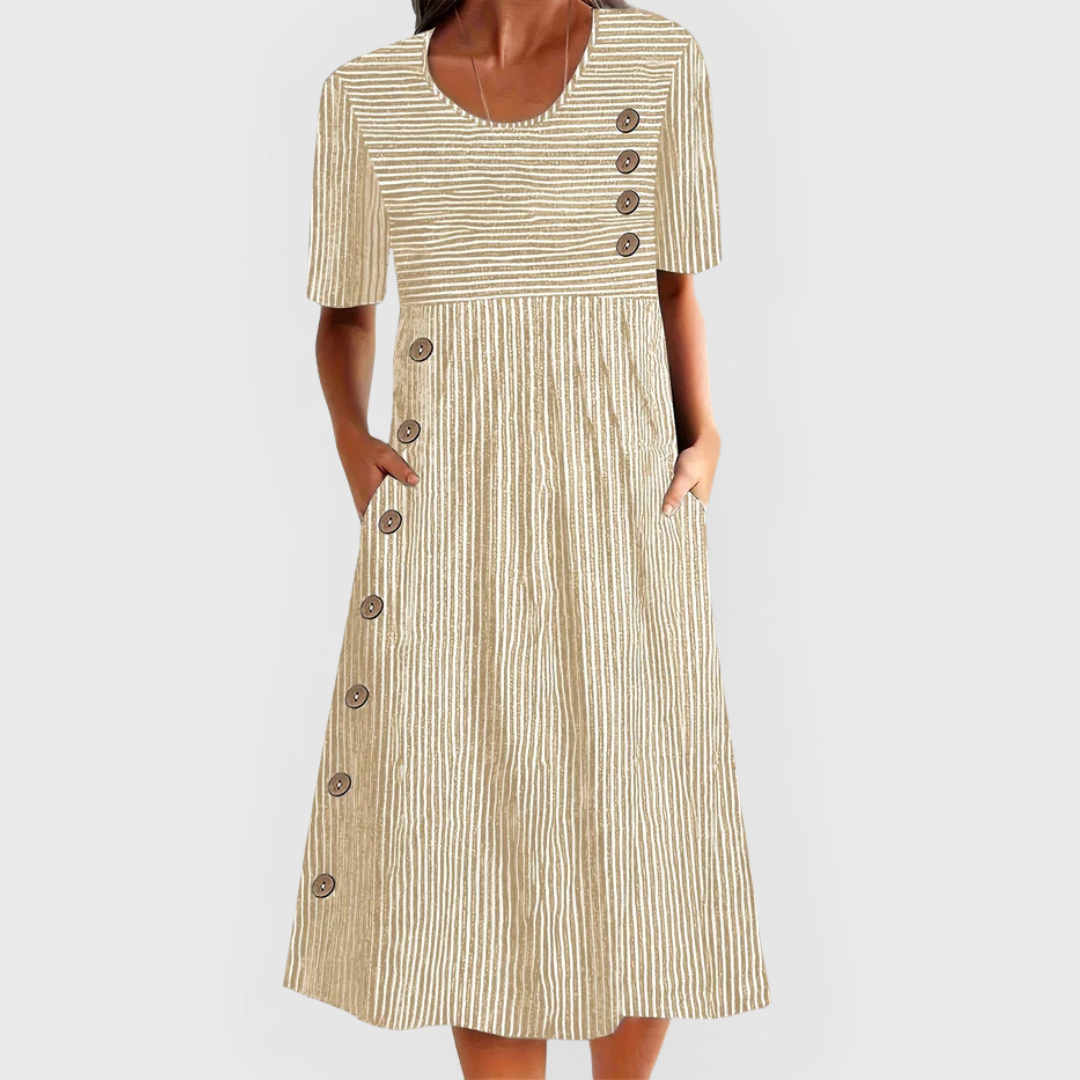 Sophia dress Beige