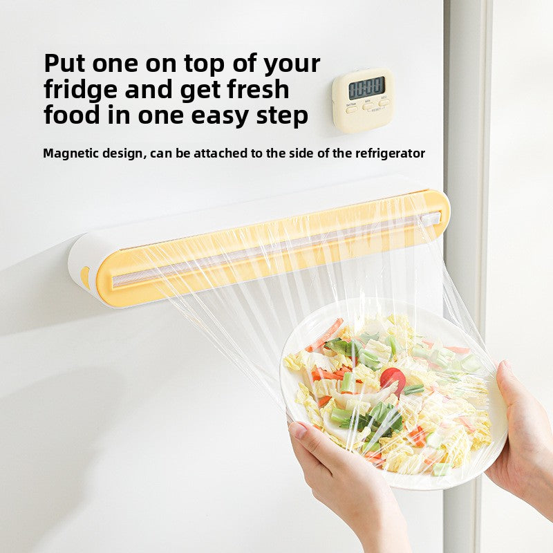 Adjustable Cling Film Cutter with Magnetic Base