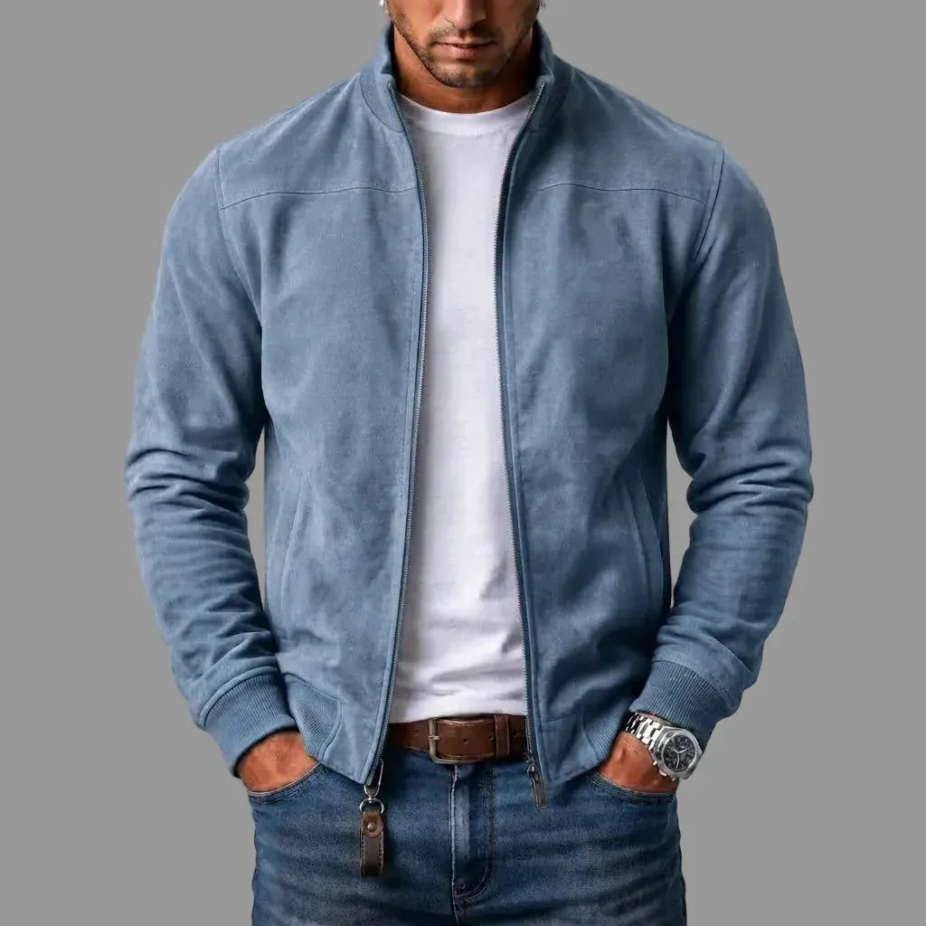 Davide | Giubbotto Bomber in Camoscio