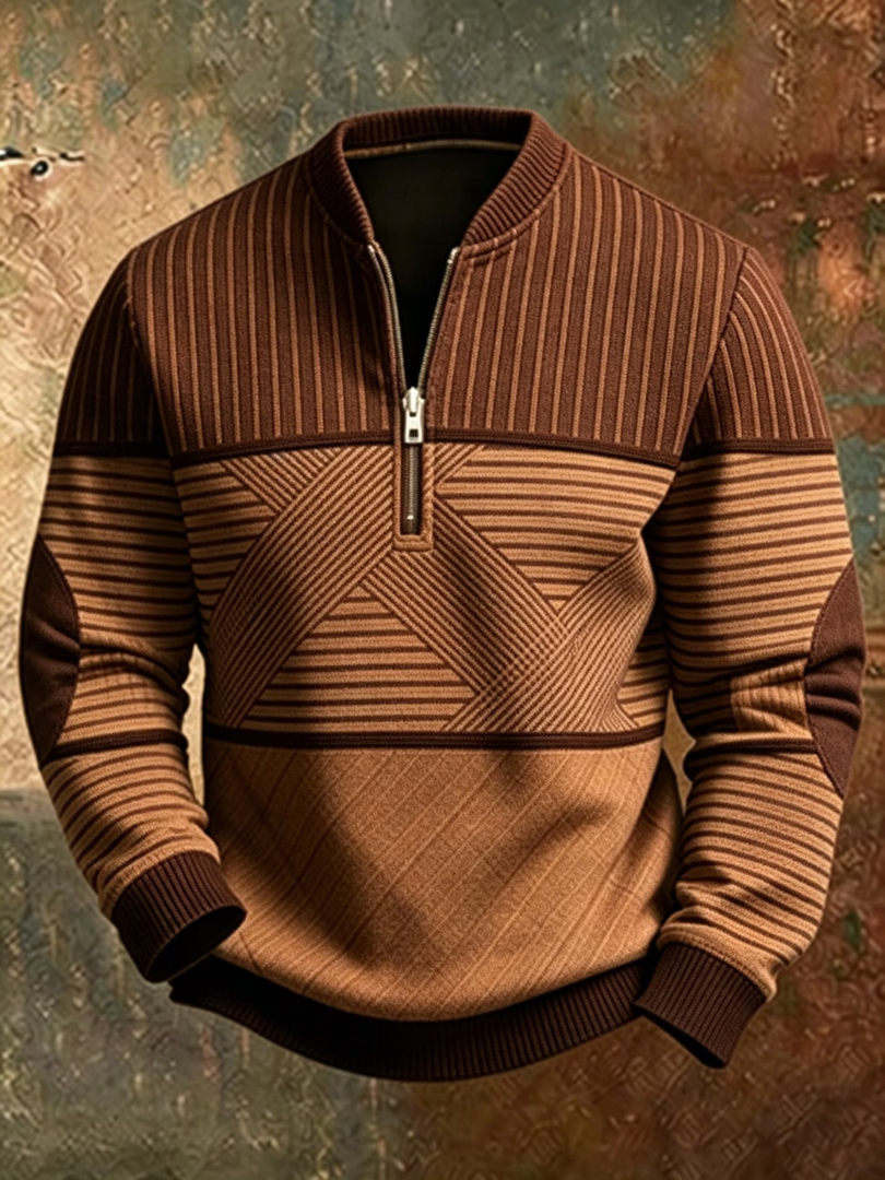 Lorenzo | Maglione con Mezza Zip