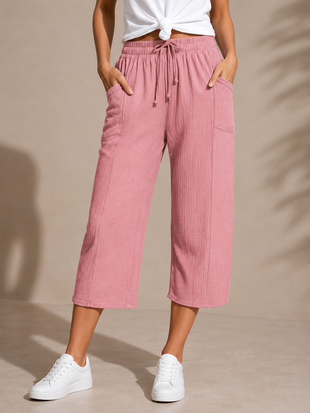 Pantalone Cropped Elegante e Comodo
