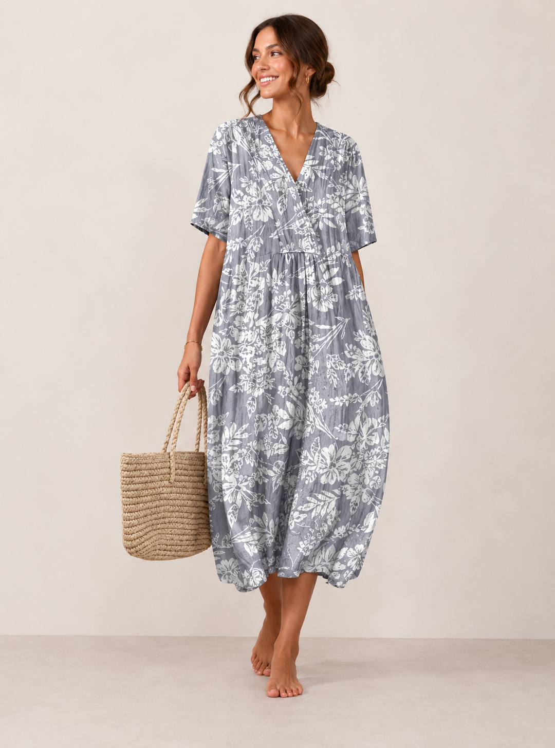 LUNA™ | Abito Boho Estivo con Stampa Floreale | Compra 1, Prendi 1 Gratis