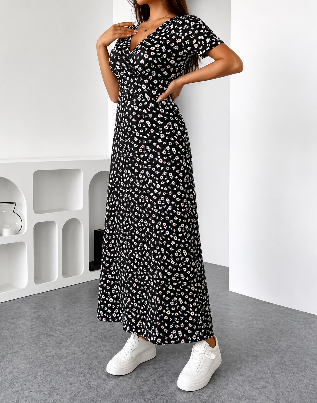 Lucia™ – Abito Midi Floreale