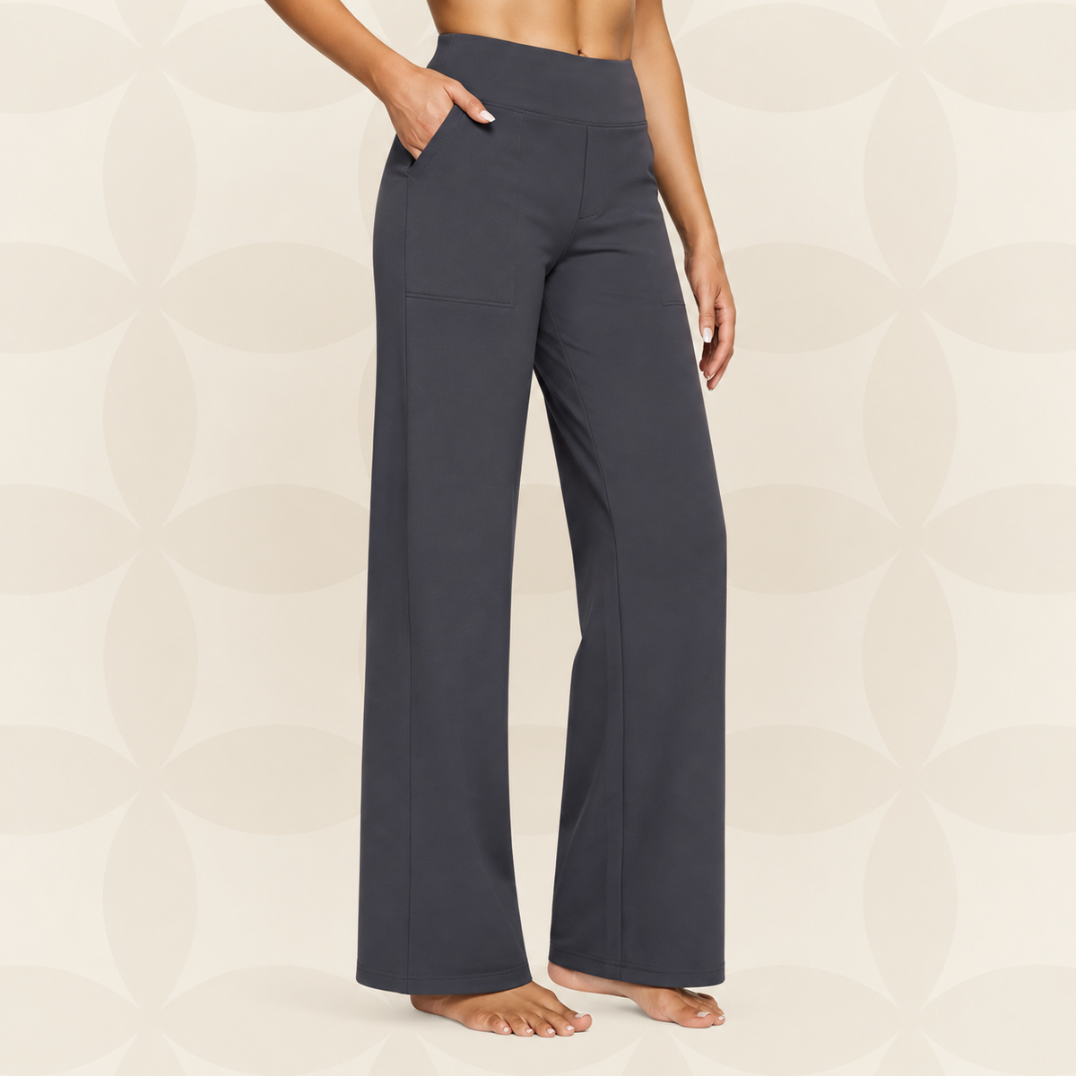 Pantaloni a Gamba Larga Eleganti e Comodi
