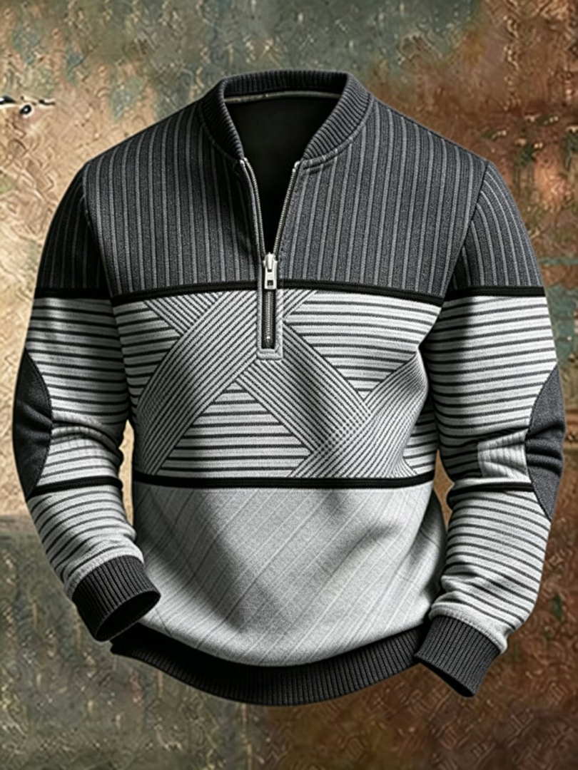 Lorenzo | Maglione con Mezza Zip