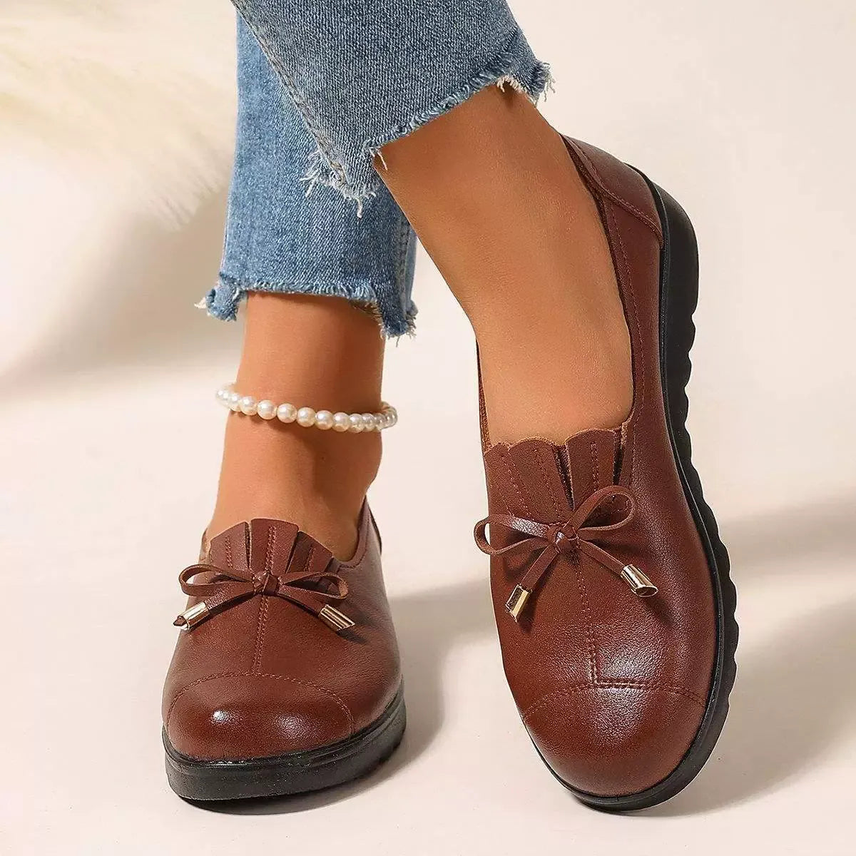 Irène™ | Mocassini Comodi con Plateau
