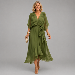 Monica V-neck dress