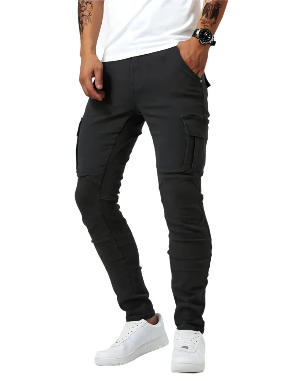 Ciro | Pantaloni Cargo Stretch