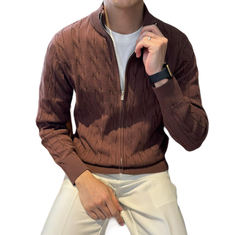Maglione a Trecce Taglie Forti da Uomo