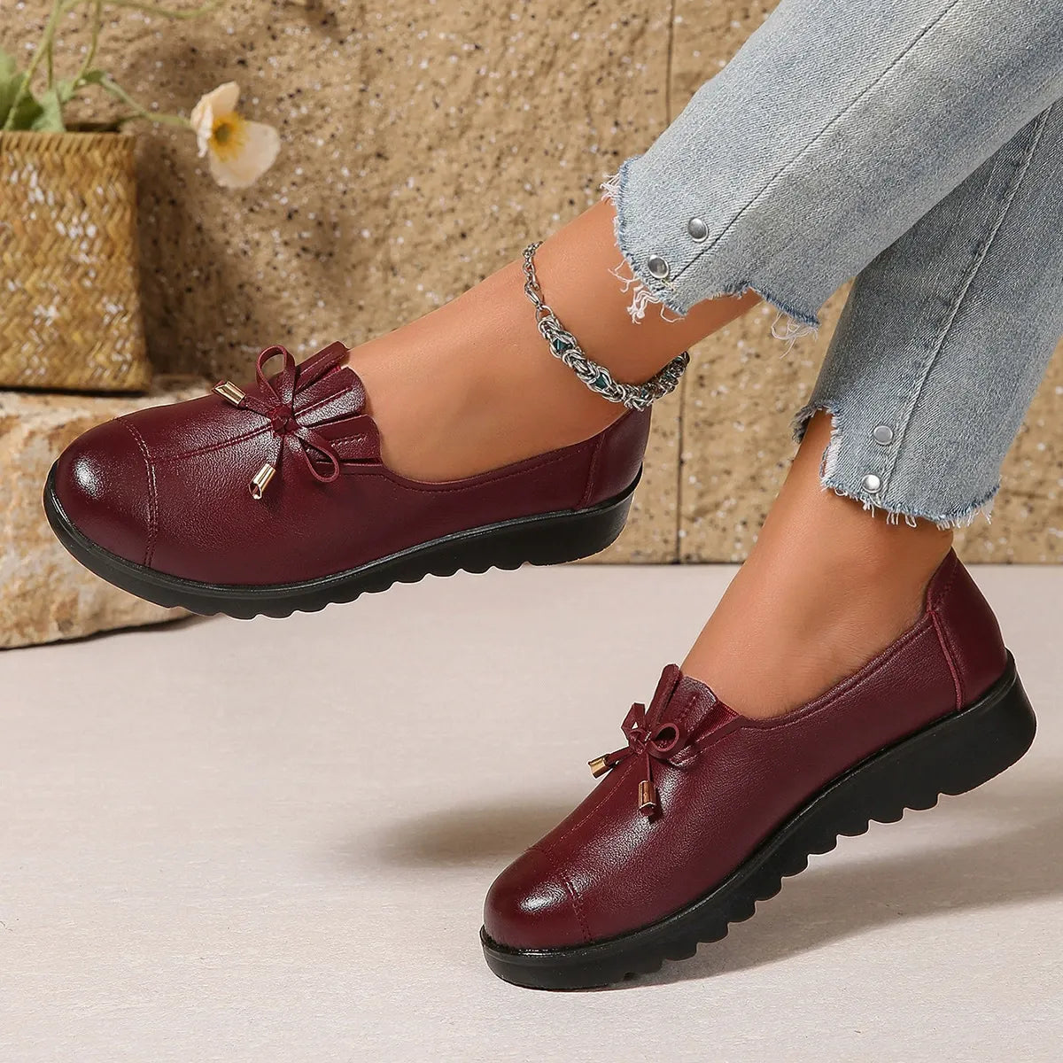 Irène™ | Mocassini Comodi con Plateau