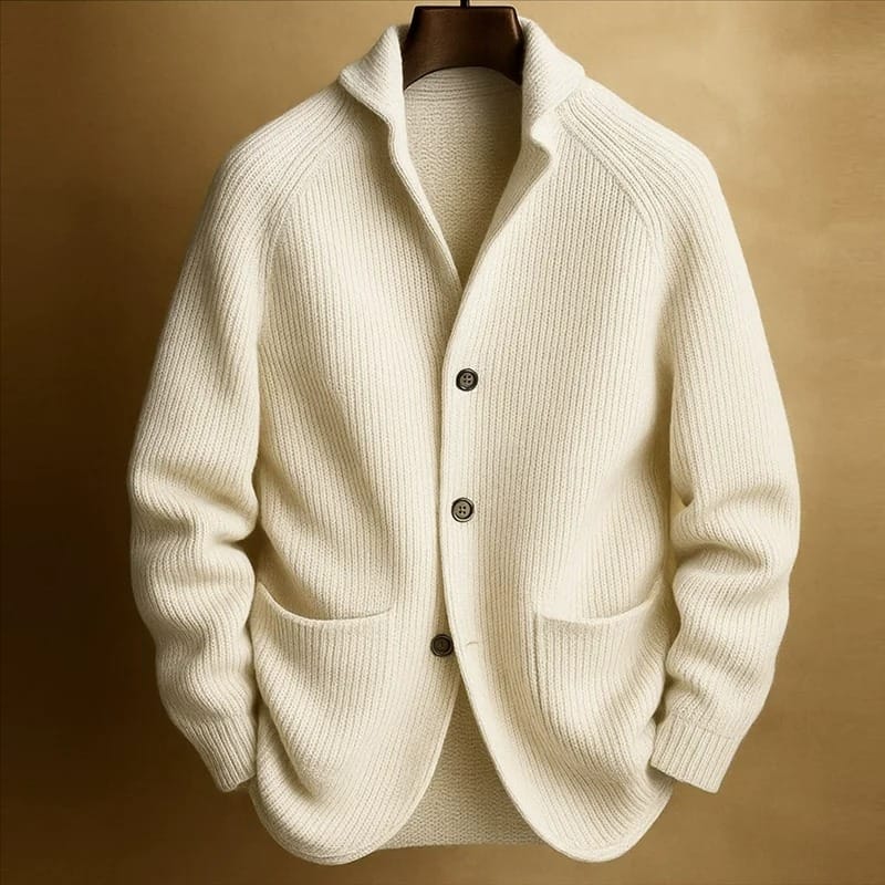 Andrea | Cardigan en laine mélangée à boutons
