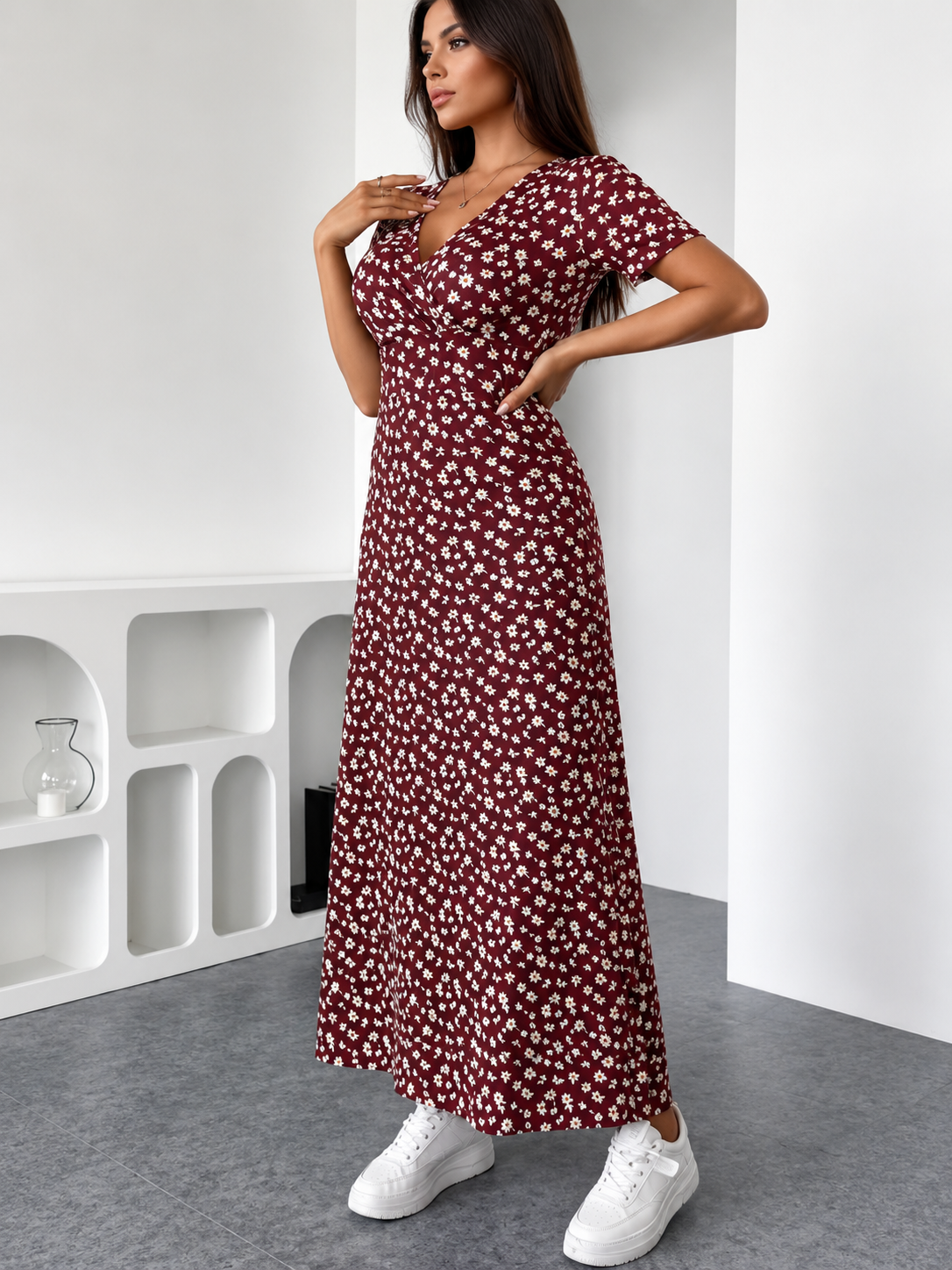 Lucia™ – Abito Midi Floreale