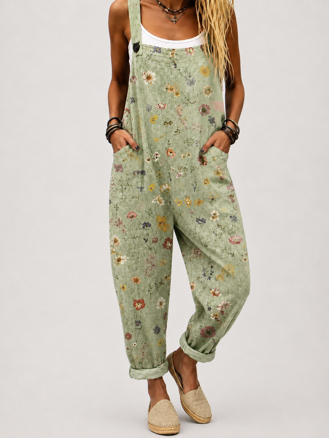 Salopette Floreale – Comfort & Stile