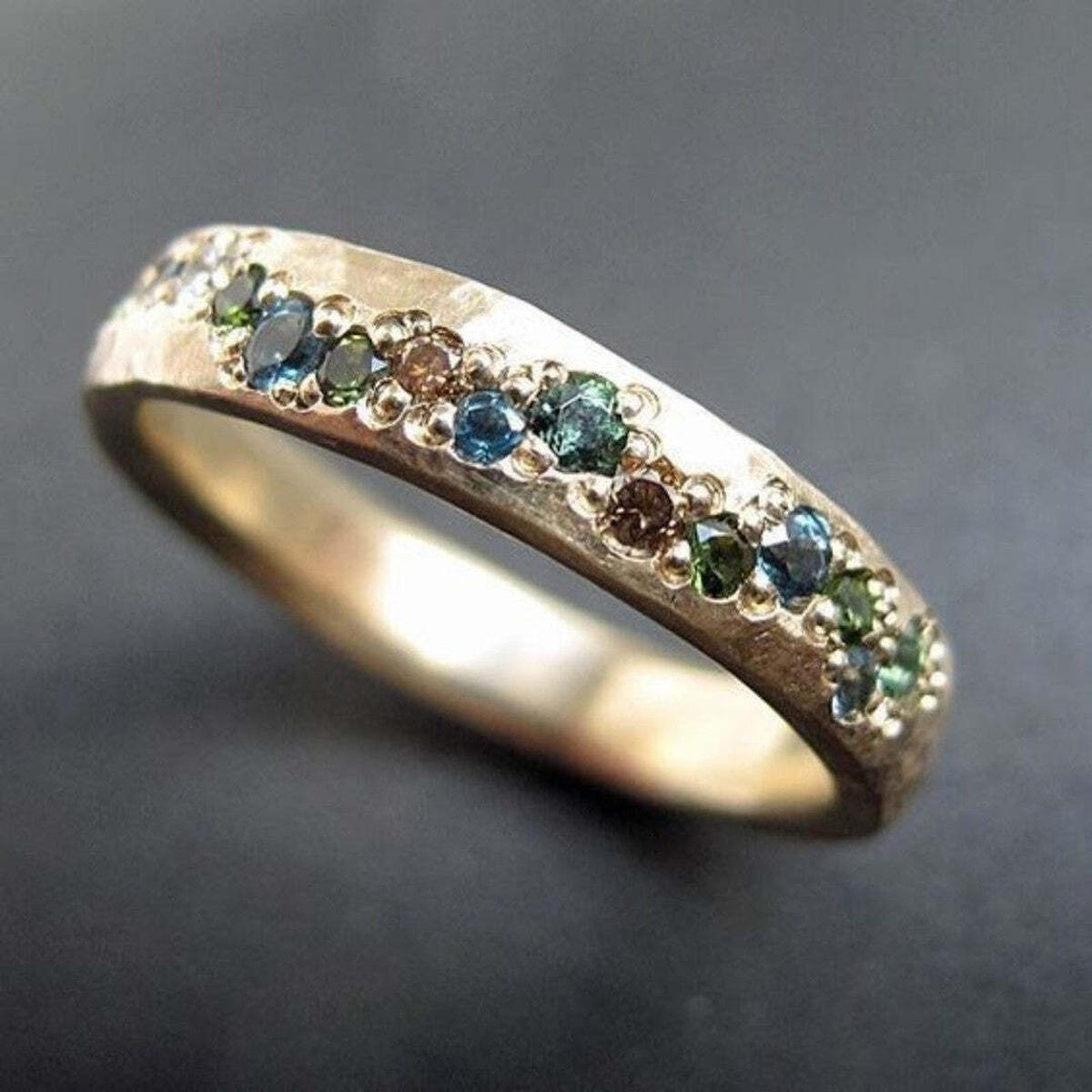 Anello Bunter Dorato Vintage