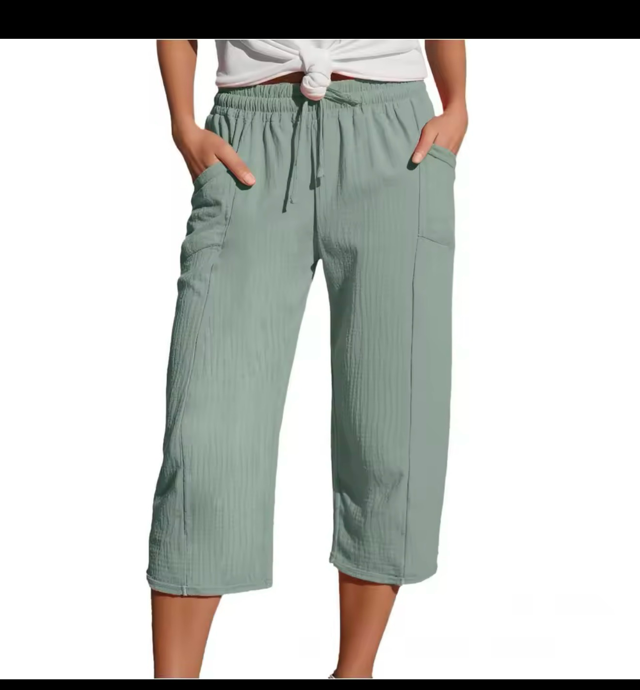 Pantalone Cropped Elegante e Comodo