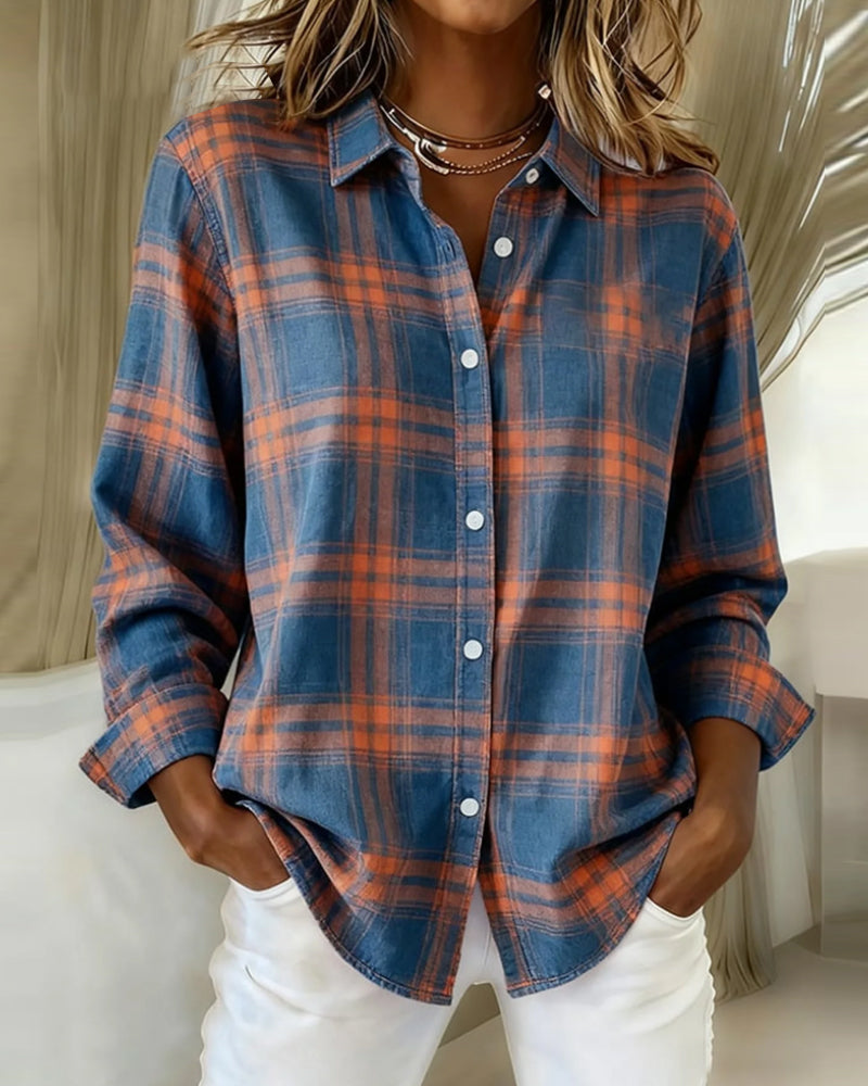 Xenna Check Pattern Shirt
