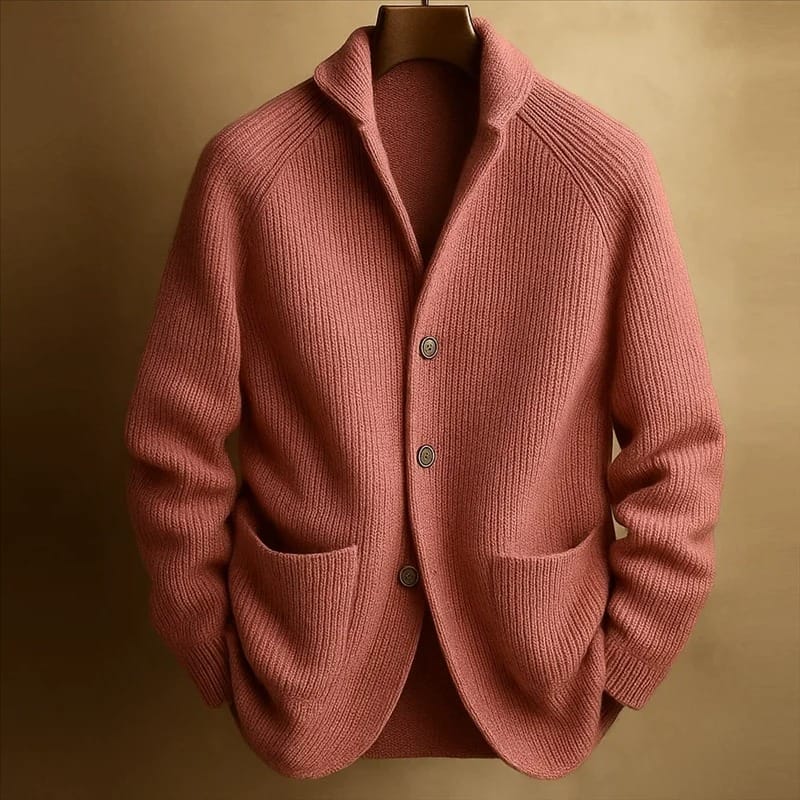 Andrea | Cardigan in Misto Lana con Bottoni