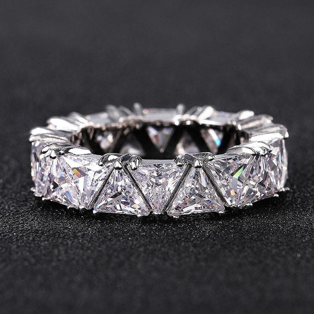 Anello Pietra Triangolo Vintage