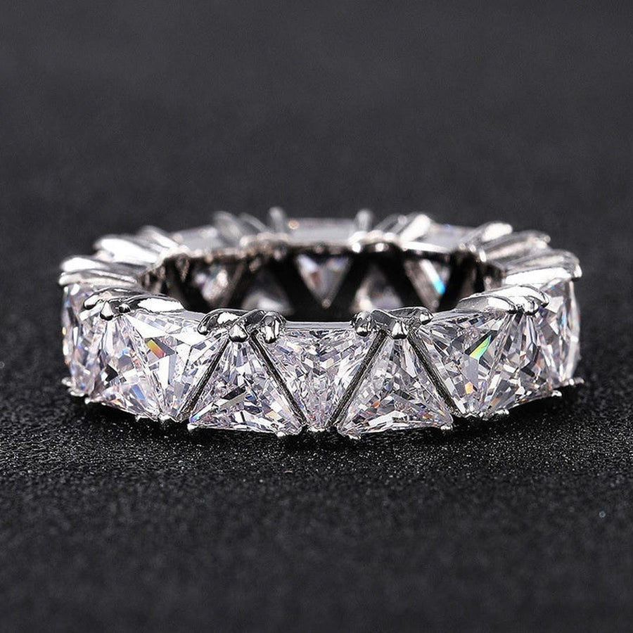 Anello Pietra Triangolo Vintage