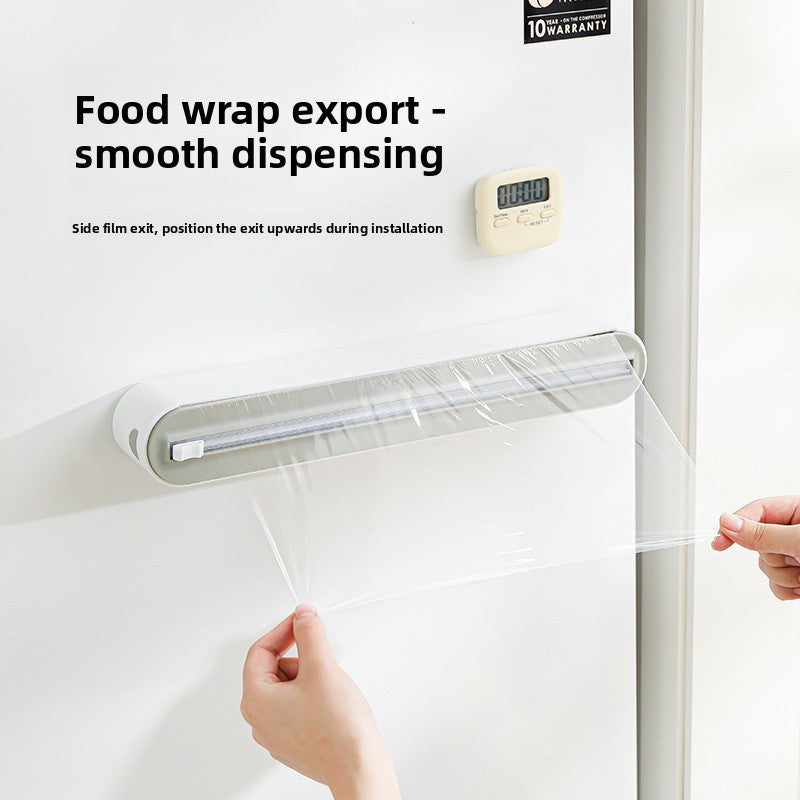 Adjustable Cling Film Cutter with Magnetic Base