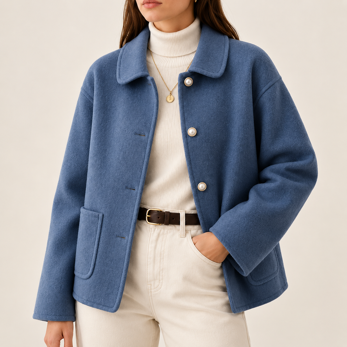 Clara™ Giacca Crop in Cashmere