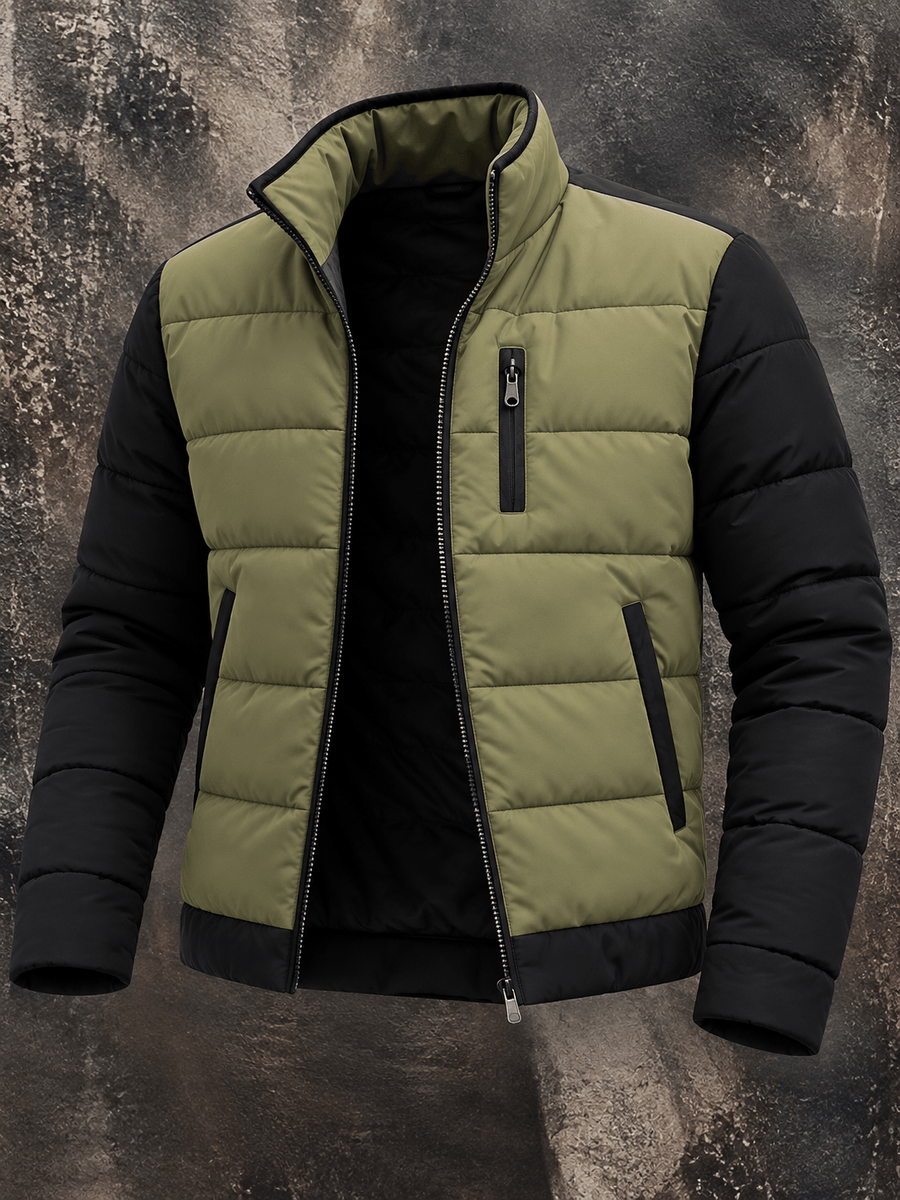 Aldo | Manteau matelassé bicolore