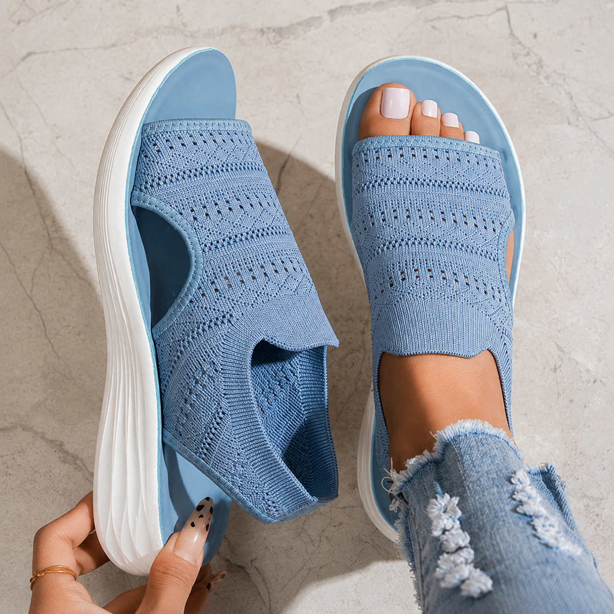 Livia™ | Sandali con Plateau Comfort
