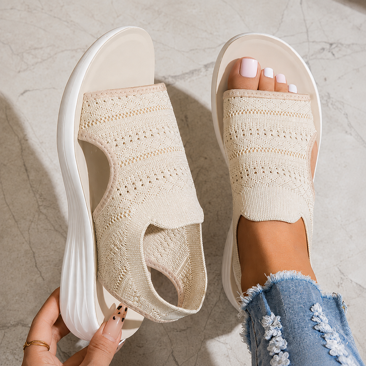 Livia™ | Sandali con Plateau Comfort